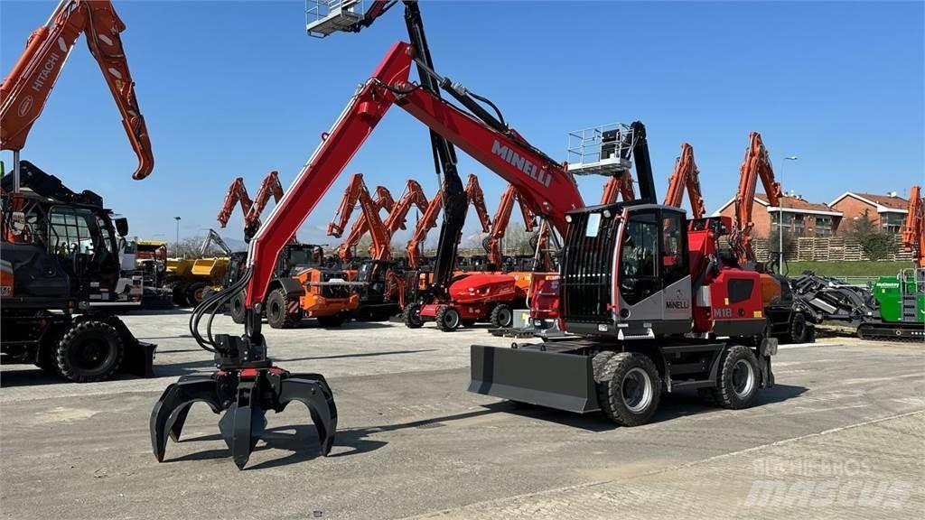 Minelli M18 Gravemaskiner på hjul