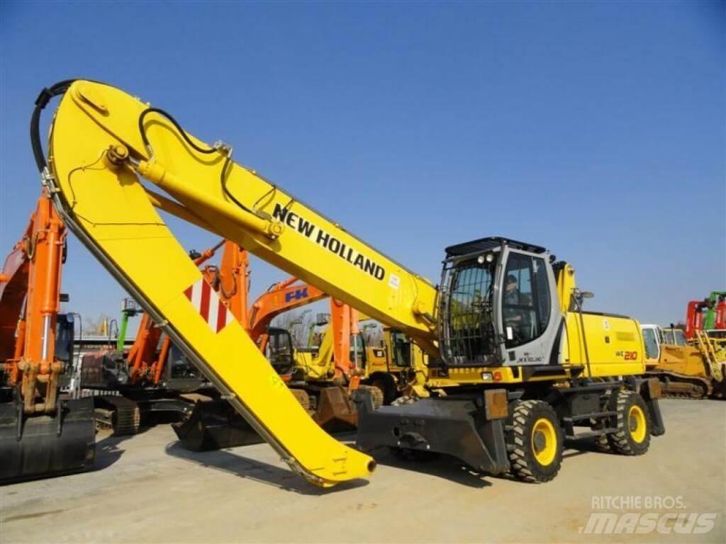 New Holland WE210 Gravemaskiner på hjul