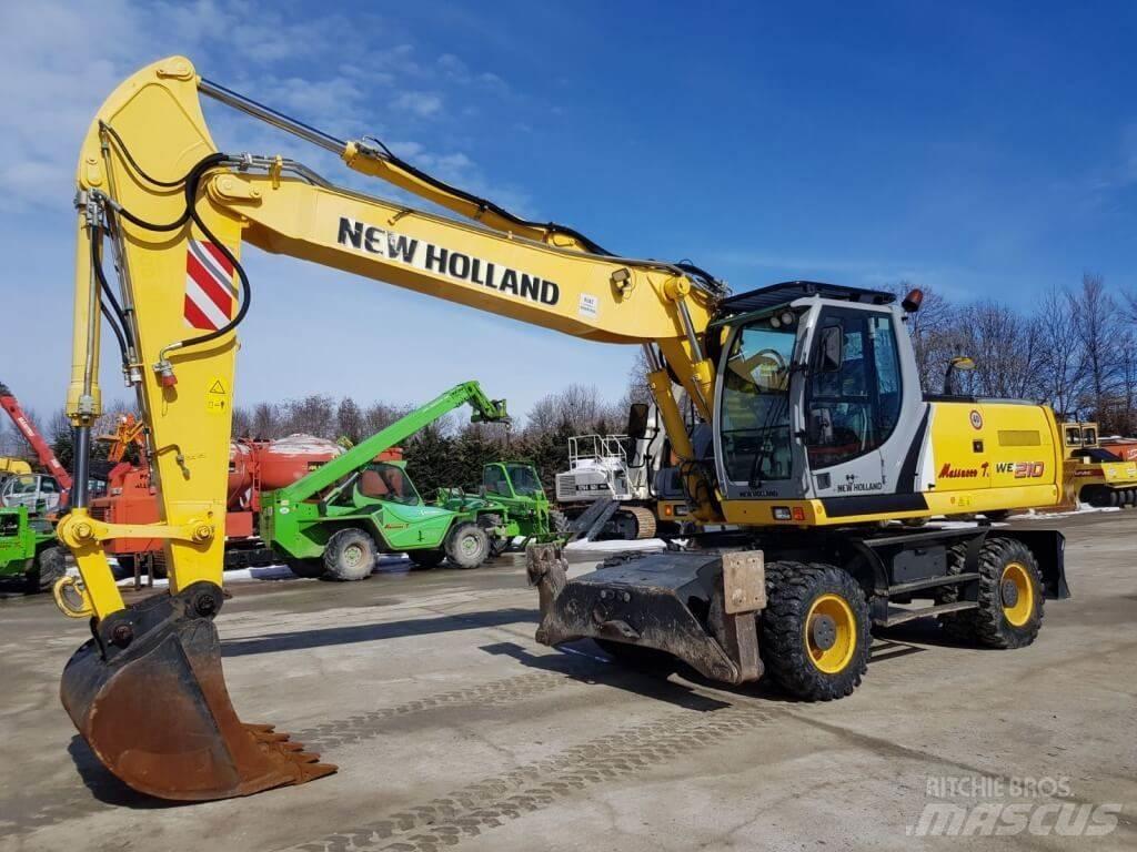 New Holland WE210 Gravemaskiner på hjul