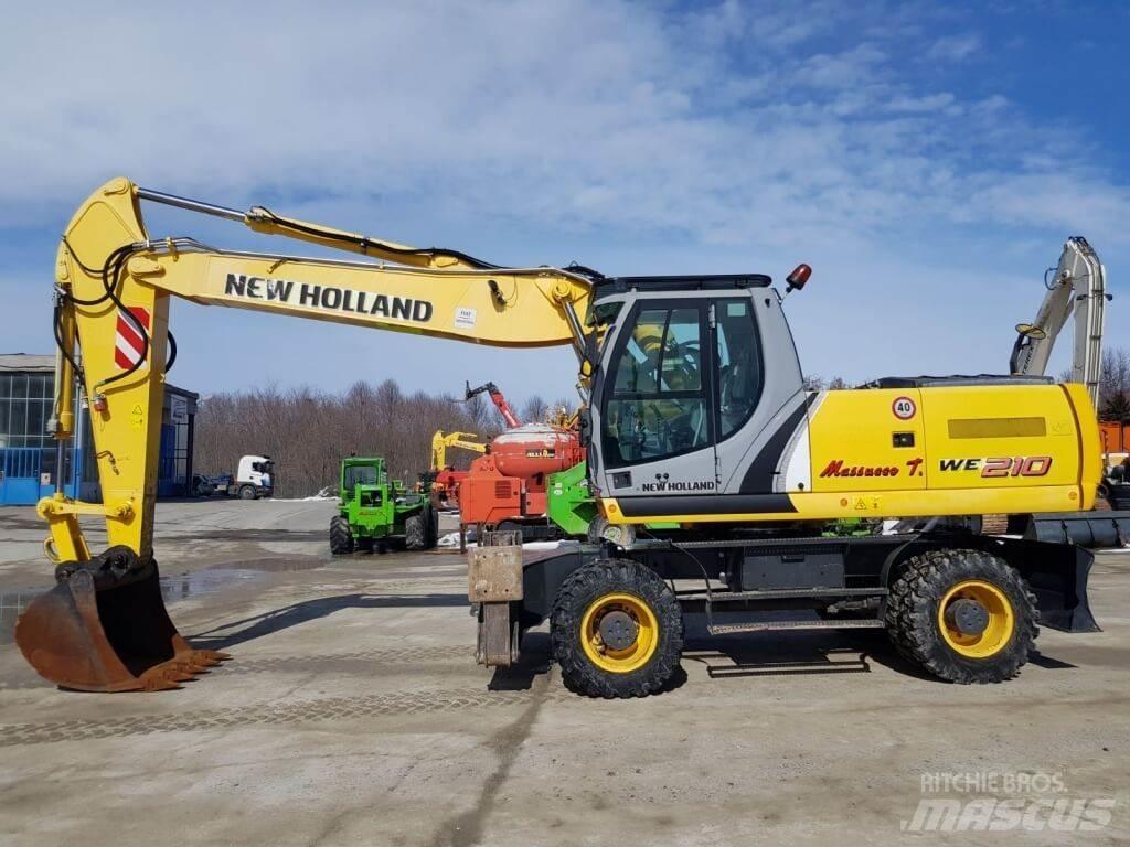 New Holland WE210 Gravemaskiner på hjul
