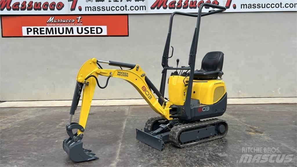 Wacker Neuson 803 Minigravemaskiner