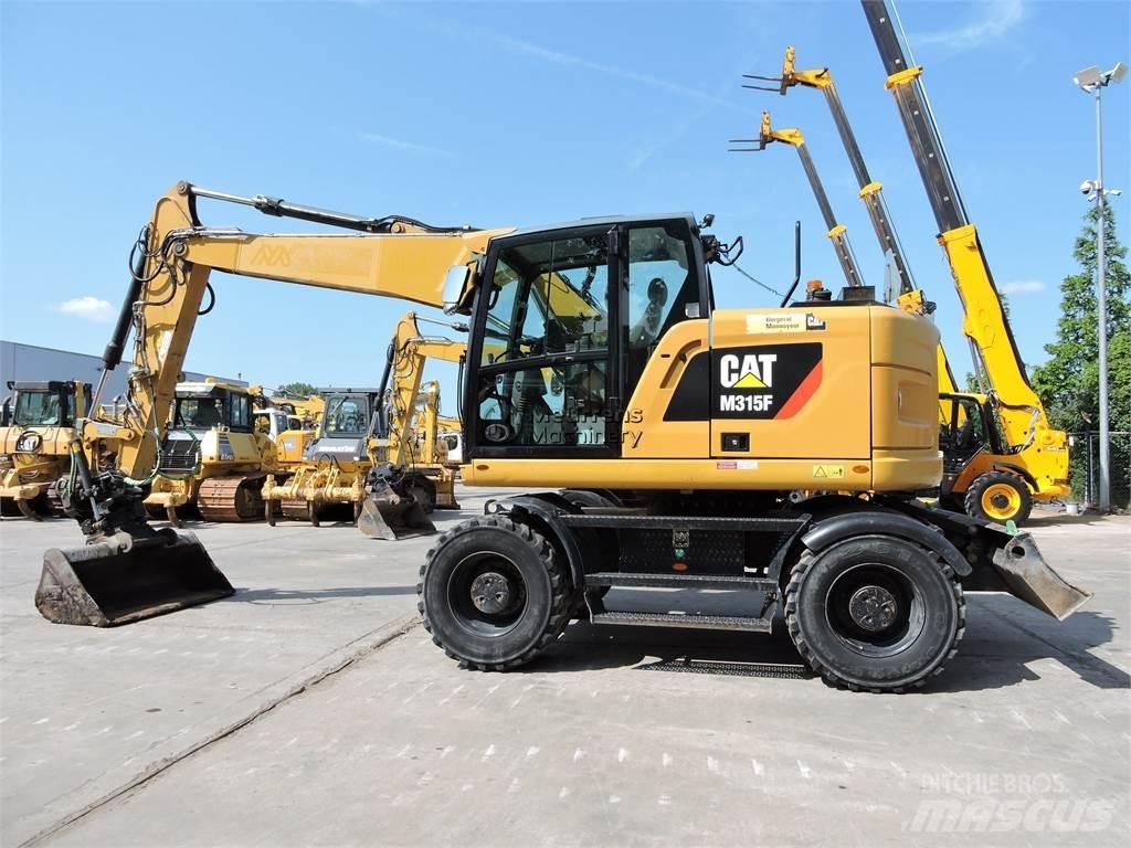 CAT M315 Gravemaskiner på hjul