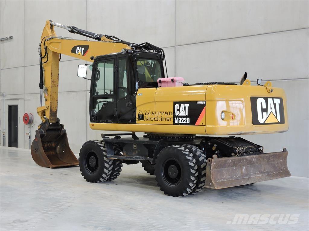 CAT M322D Gravemaskiner på hjul