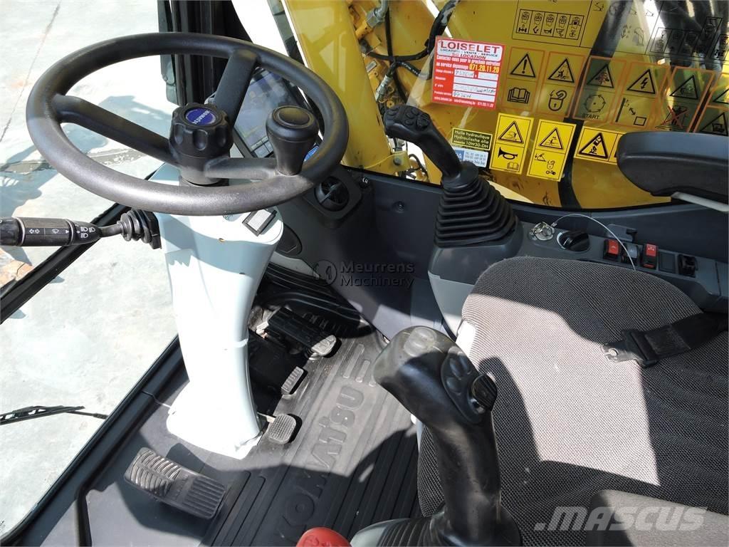 Komatsu PW148 Gravemaskiner på hjul