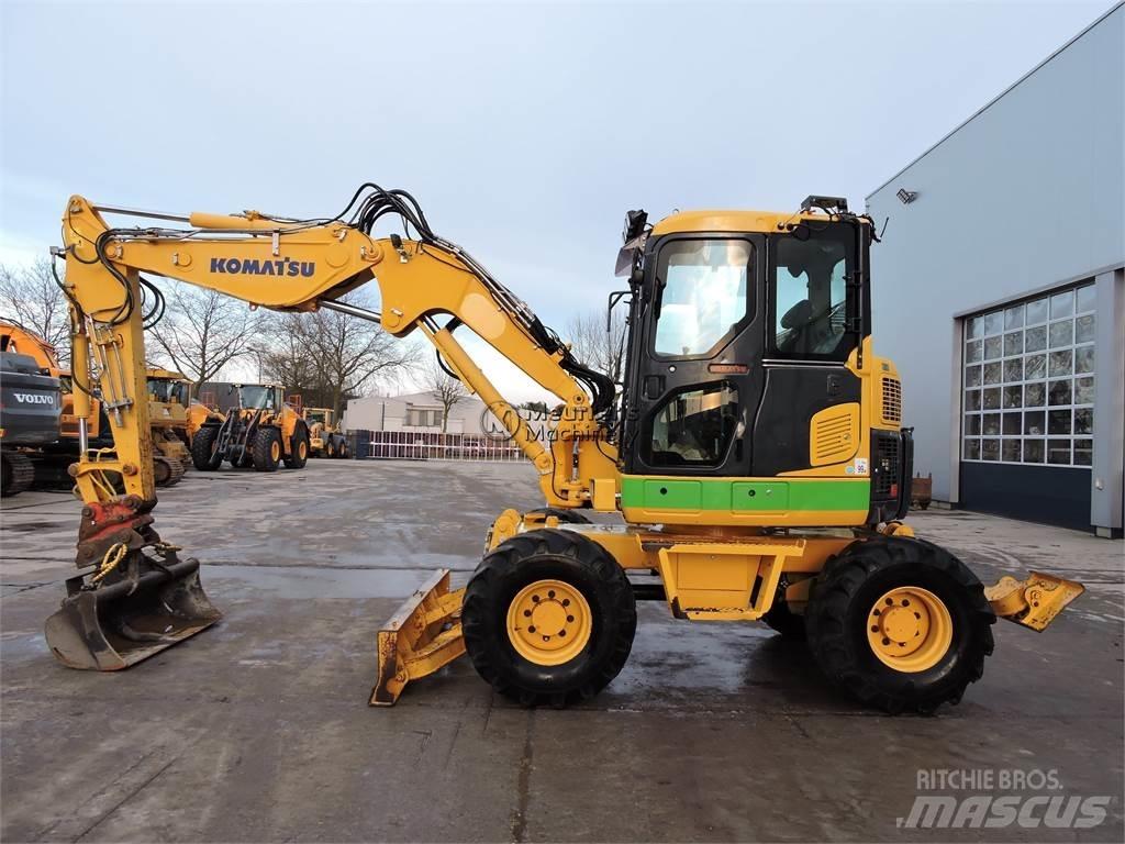 Komatsu PW98 Gravemaskiner på hjul