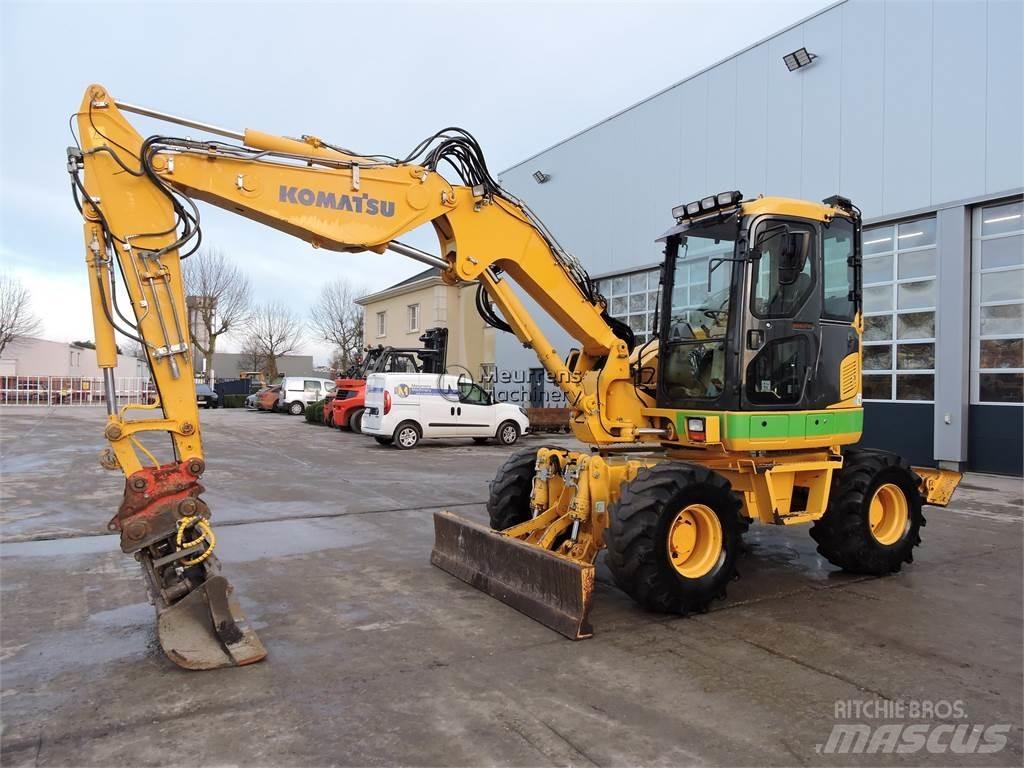 Komatsu PW98 Gravemaskiner på hjul
