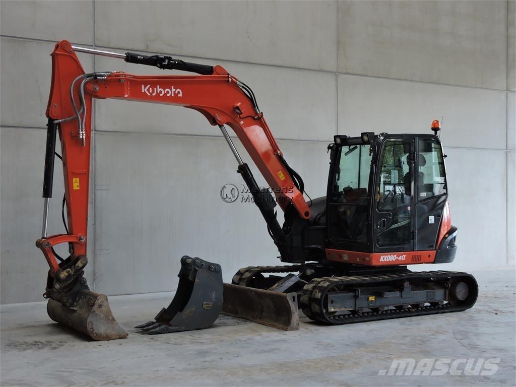 Kubota KX080-4 Entreprenør - Andet