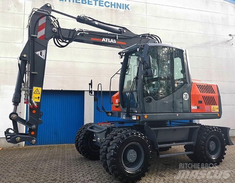 Atlas 140 W Gravemaskiner på hjul