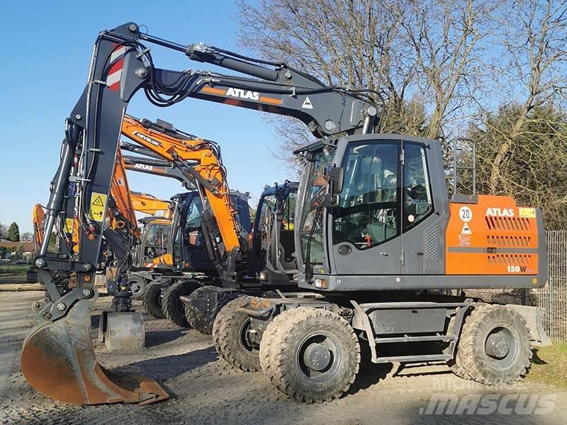Atlas 150 W Gravemaskiner på hjul