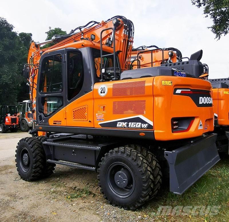 Doosan DX 160 W-7 Gravemaskiner på hjul