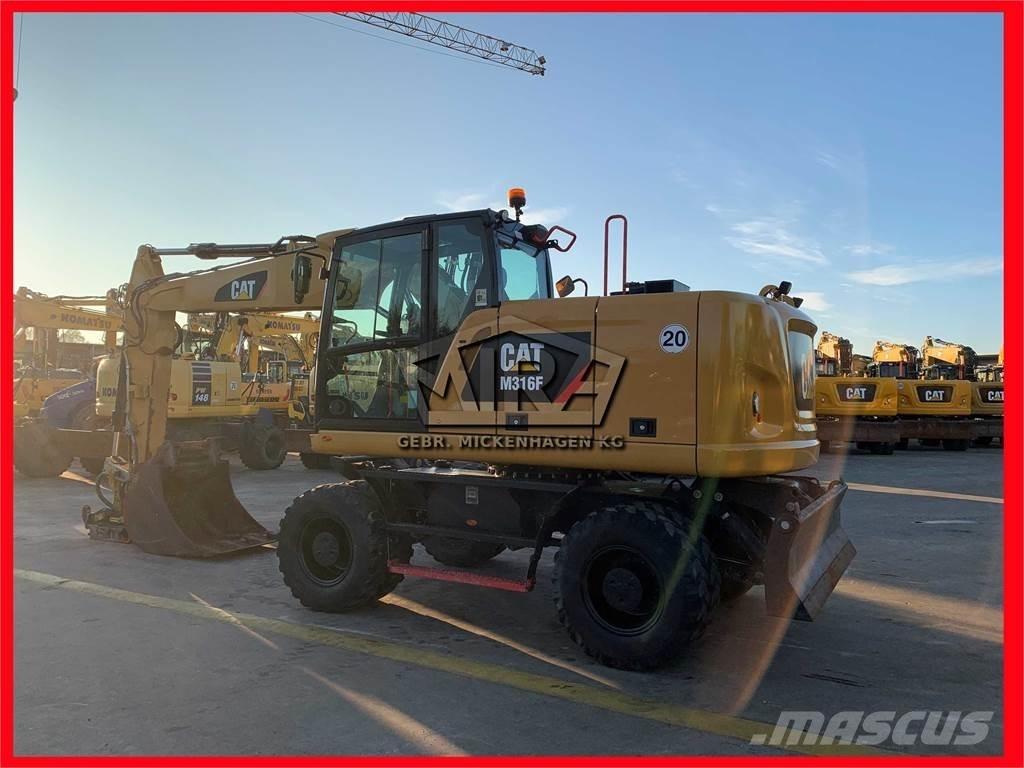 CAT M 316 F Gravemaskiner på hjul