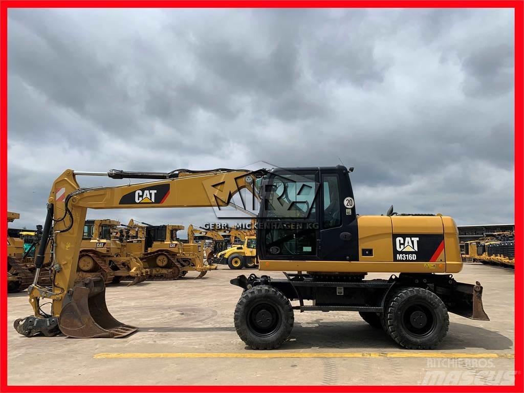 CAT M 316D Gravemaskiner på hjul