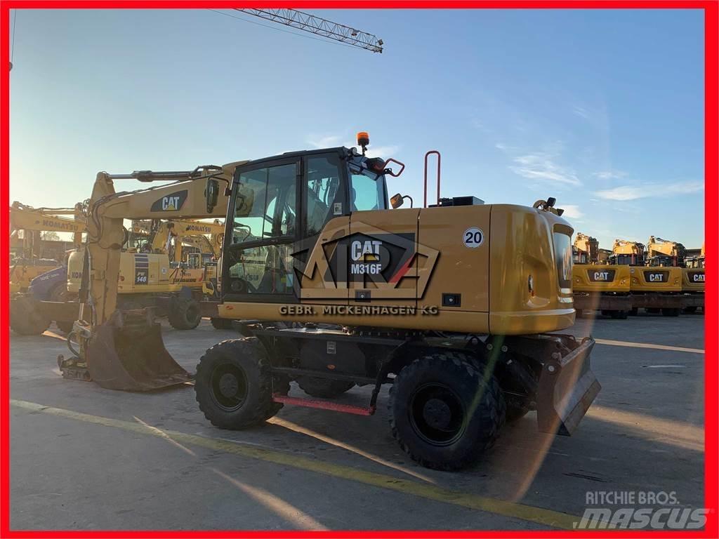 CAT M316 F Gravemaskiner på hjul