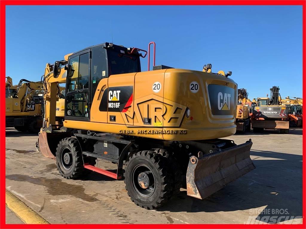 CAT M316 F Gravemaskiner på hjul