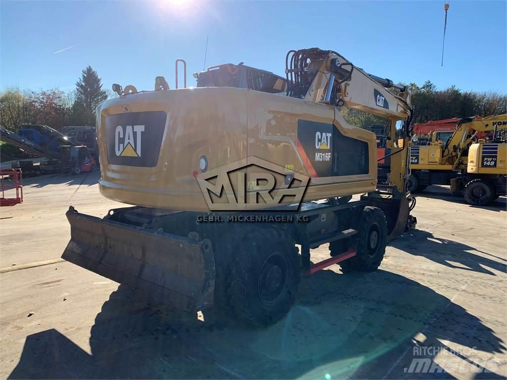 CAT M316 F Gravemaskiner på hjul