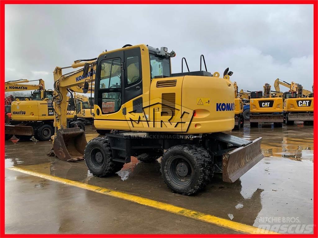 Komatsu PW148-10 Gravemaskiner på hjul