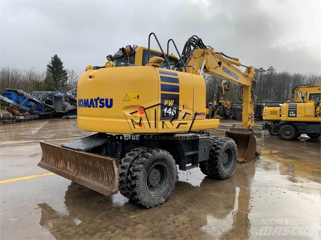 Komatsu PW148-10 Gravemaskiner på hjul