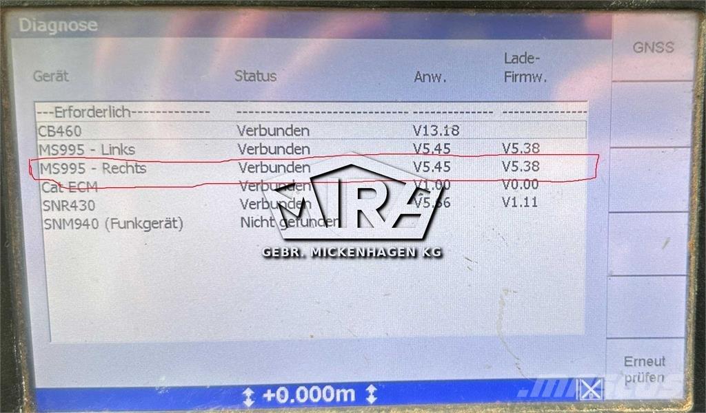 Trimble MS995 Entreprenør - Andet