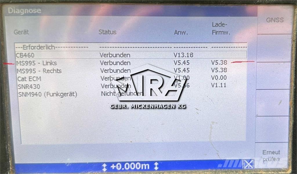 Trimble MS995 Entreprenør - Andet