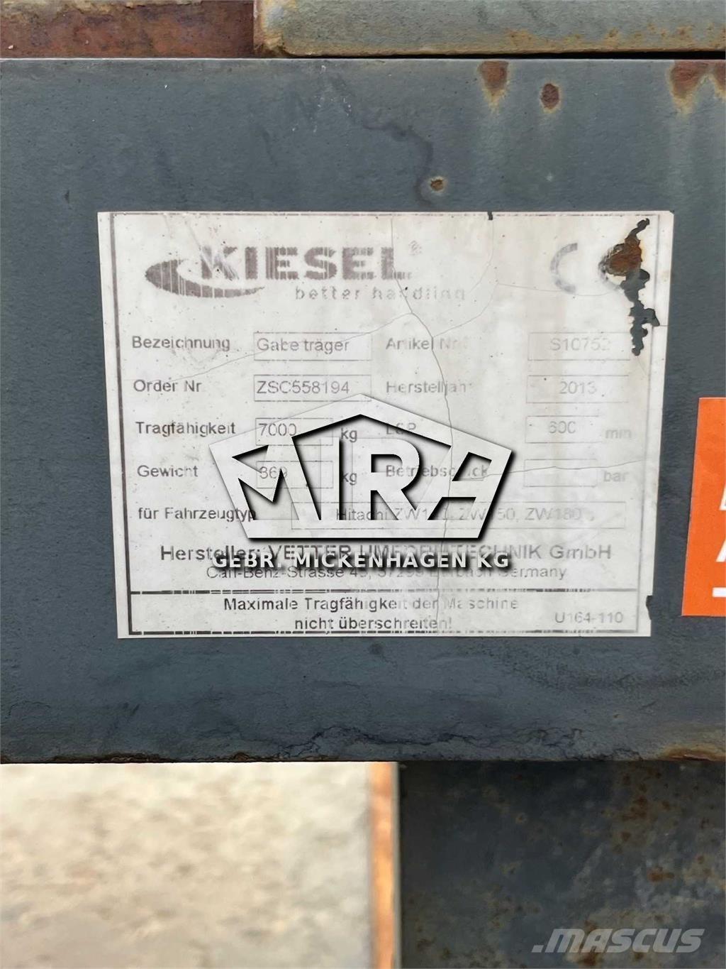 Volvo SW / L90 Pallegafler