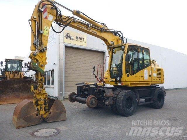 Atlas 1604 ZW Gravemaskiner på hjul