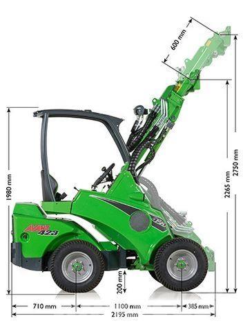 Avant Tecno 423 Læssemaskiner på hjul