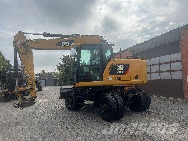 CAT M318F Gravemaskiner på hjul