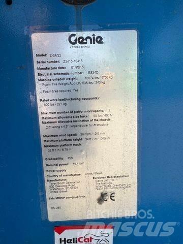Genie Z-34/22 Bomlifte med knækarm