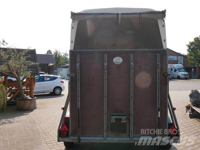  Holz Poly 2 Pferde Anhænger til dyretransport