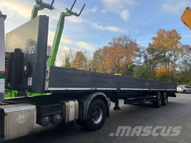 Kögel S18 Semi-trailer med lad/flatbed
