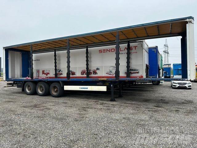 Krone TAUTLINER Semi-trailer med lad/flatbed