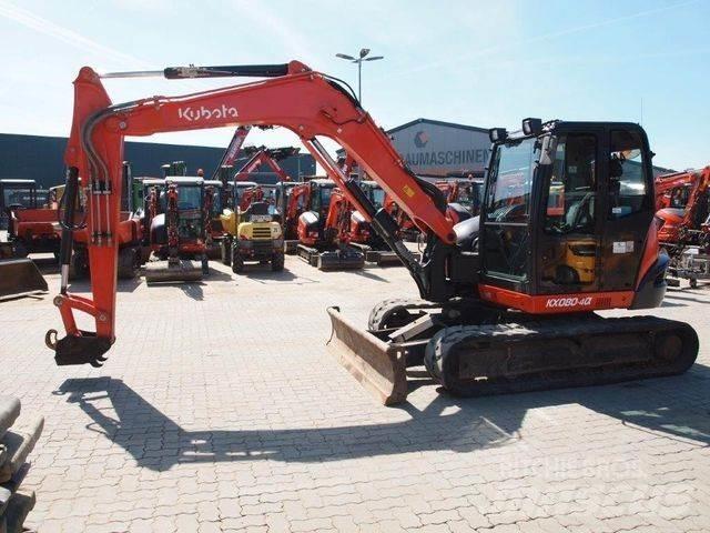 Kubota KX080-4a Minigravemaskiner