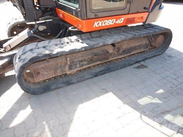 Kubota KX080-4a Minigravemaskiner