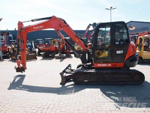 Kubota KX080-4a Minigravemaskiner