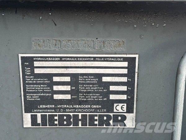 Liebherr LH26 Gravemaskiner på hjul
