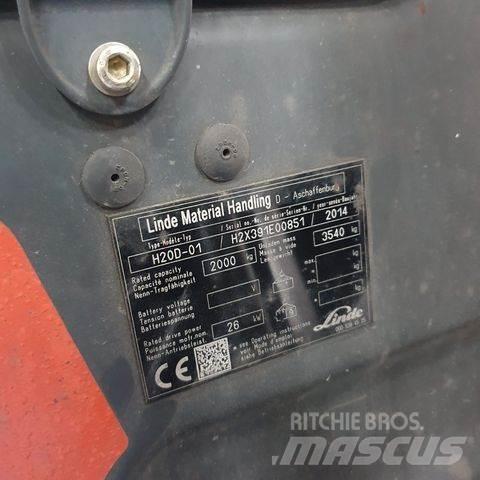 Linde H20D-01 Diesel gaffeltrucks