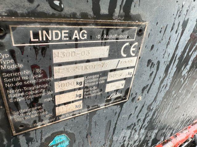 Linde H30D-30 Terrængående gaffeltruck