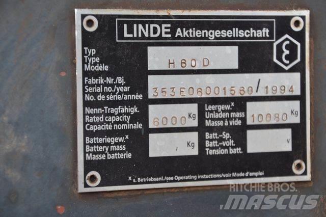 Linde H60D / Duplex Diesel gaffeltrucks