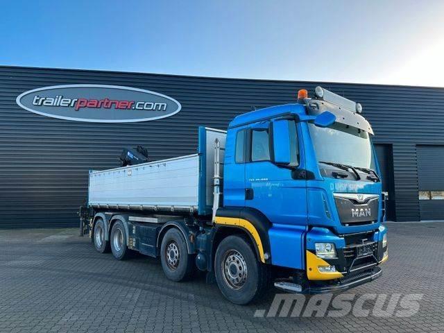 MAN 35-480 BL 8x4 Lastbiler med tip
