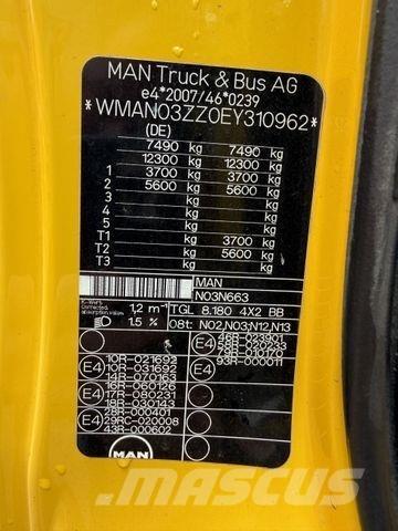 MAN TGL 8.180 BB Lastbil med lad/Flatbed