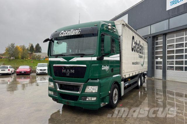MAN TGX 26.480 6x2 Lastbil - Gardin