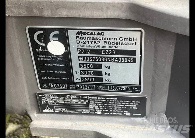 Mecalac AS 750 Læssemaskiner på hjul