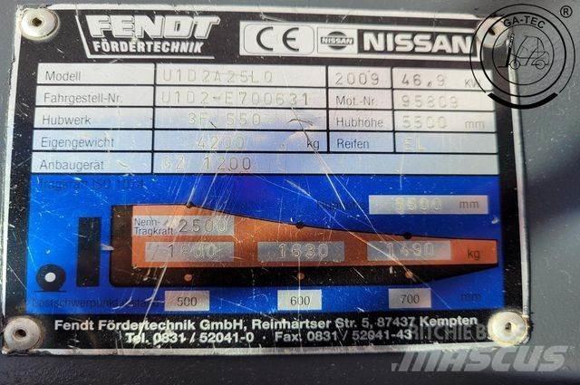 Nissan U1D2A25LQ LPG gaffeltrucks