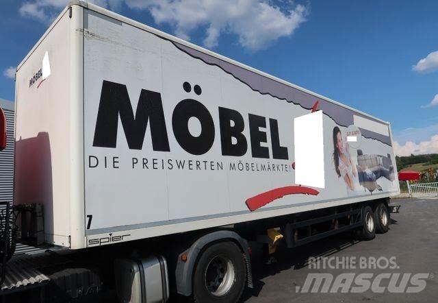 Spier SGL 290 Semi-trailer med fast kasse