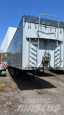 Stas 92 cbm Semi-trailer med fast kasse