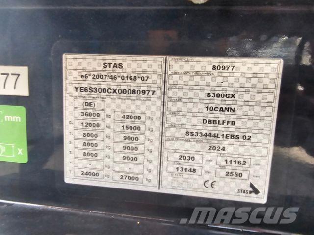 Stas Ferroliner Semi-trailer med tip