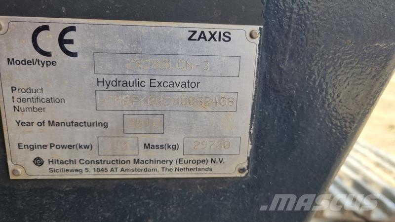 Hitachi ZX280 Gravemaskiner på larvebånd