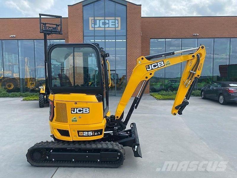 JCB 25-Z1 Cab Pro Gravemaskiner på larvebånd