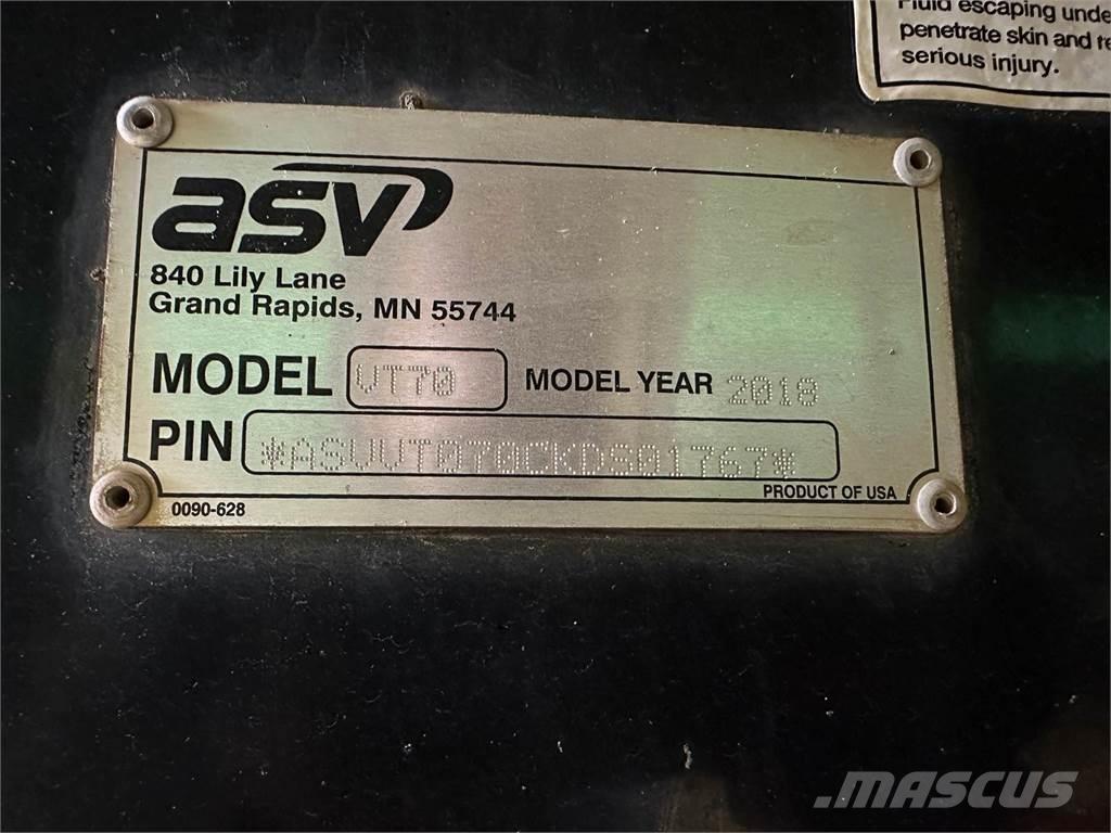 ASV VT-70 Minilæsser - skridstyret