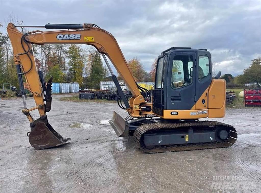 CASE CX80 Minigravemaskiner